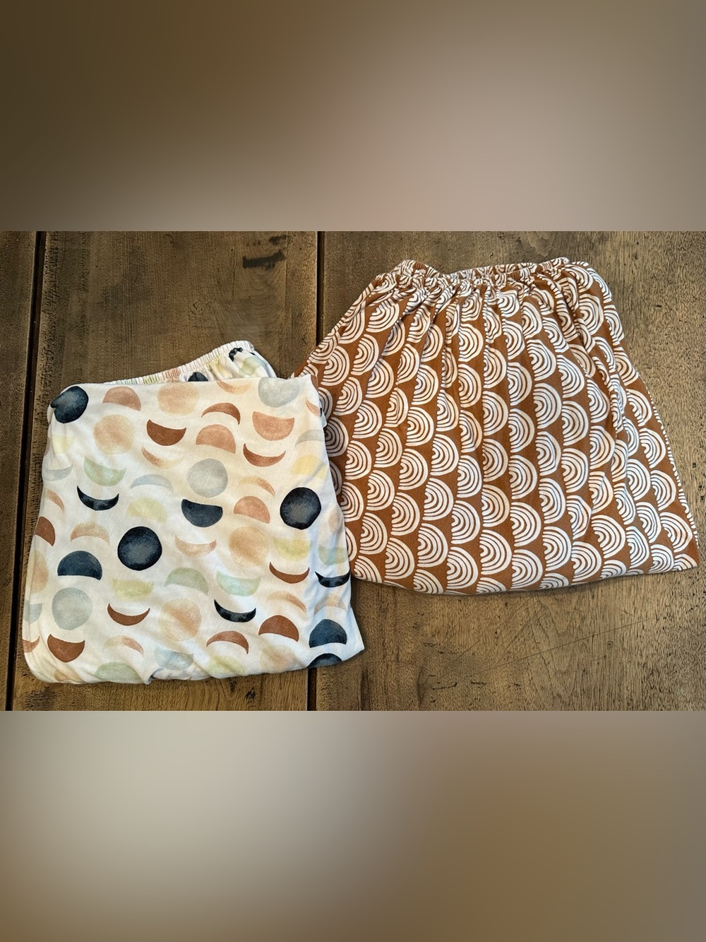 EUC Little Sleepies 2 Fitted Crib Sheets.